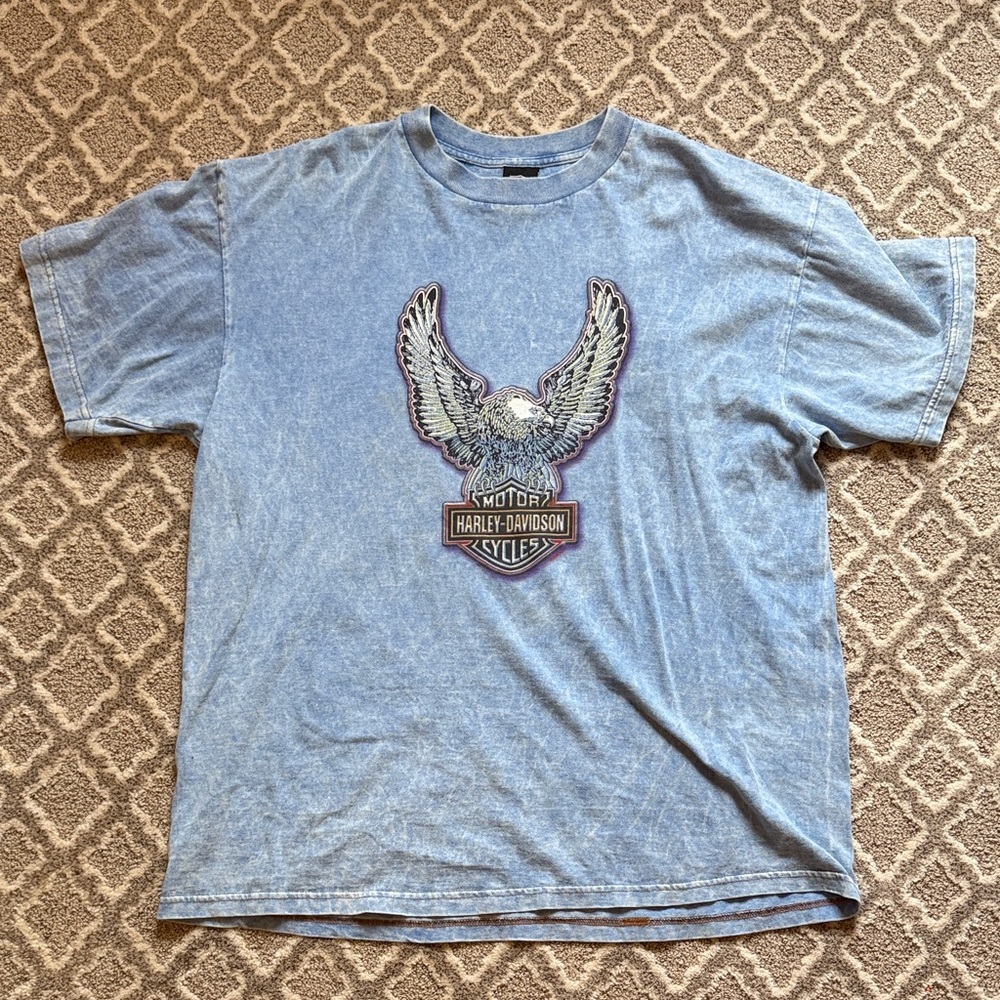 Harley-Davidson XL Light Blue Tee